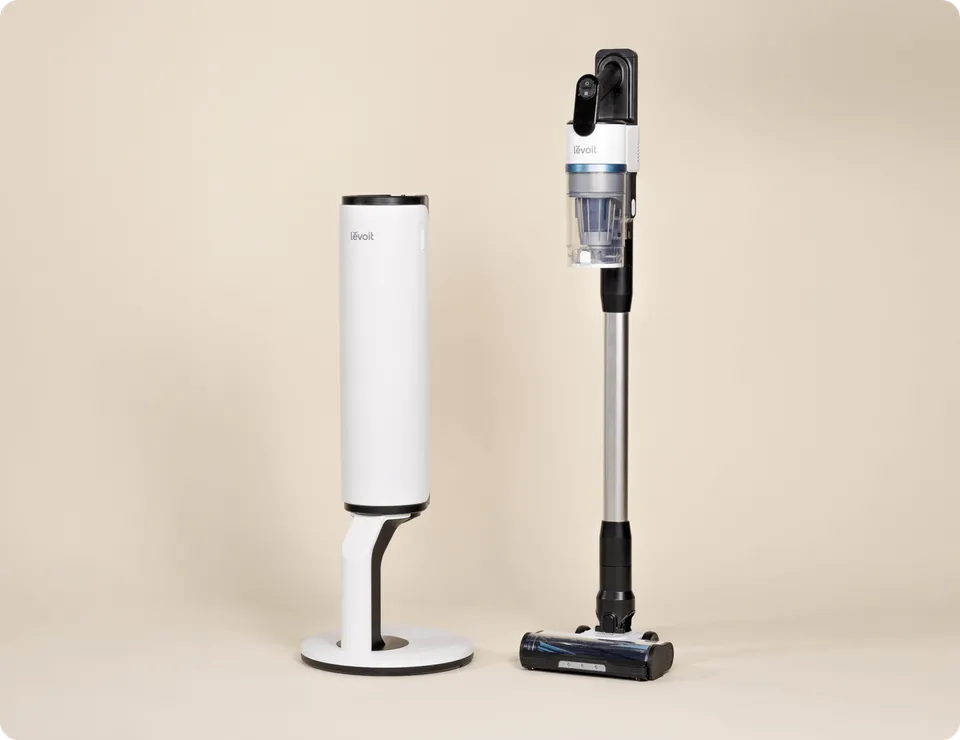 levoit-aero-aspirateur-balai-sans-fil-hyperpulse-auto-vidage-triplestrike-et-fil image 1