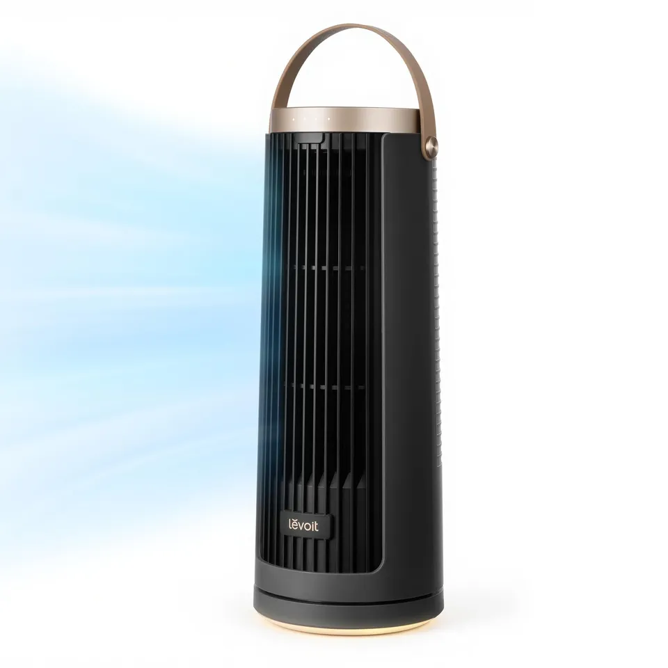 levoit-windi-mini-pro-ventilateur-de-table-portable-tour-compact-avec-poign-e-in image 1