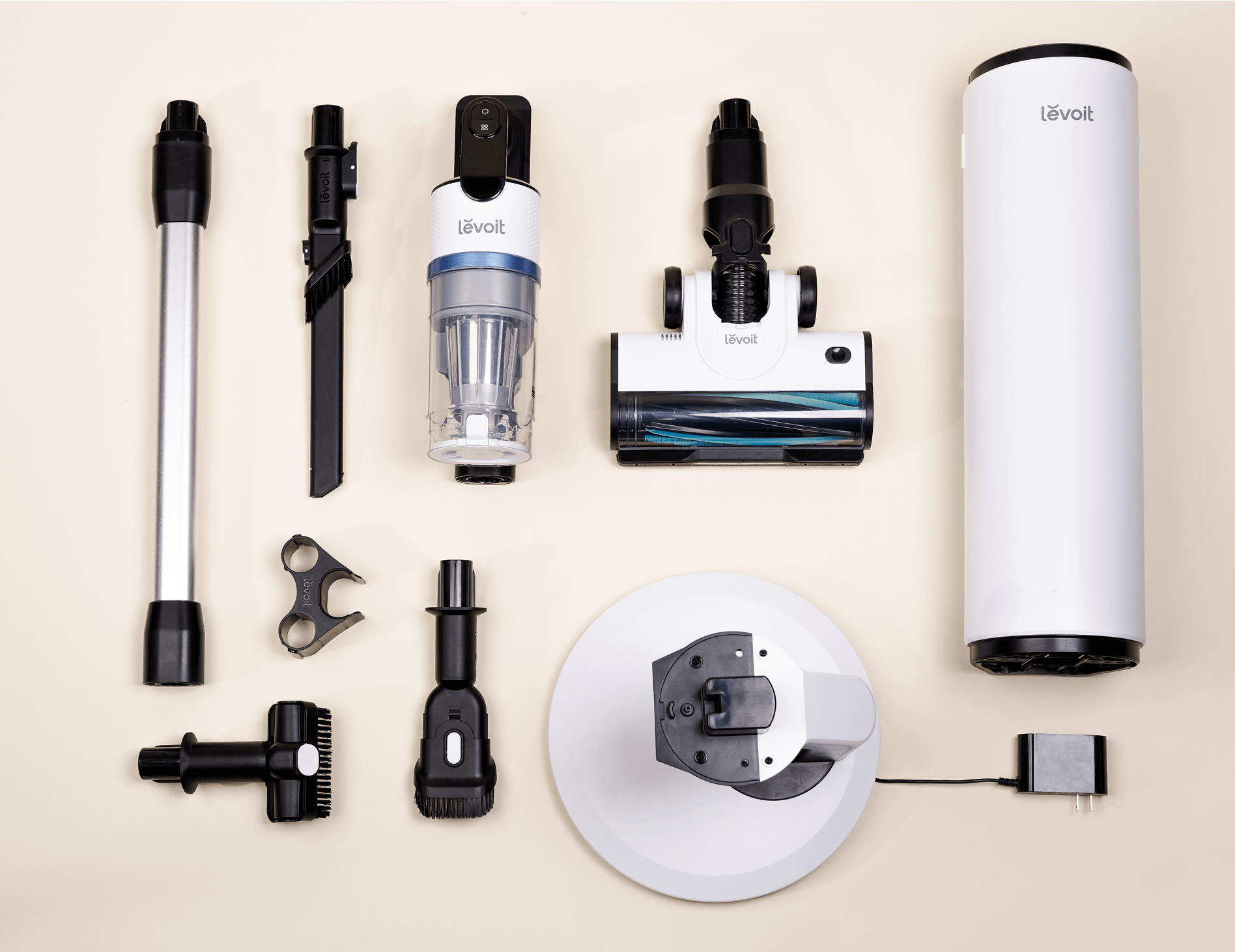 levoit-aero-aspirateur-balai-sans-fil-hyperpulse-auto-vidage-triplestrike-et-fil image 8