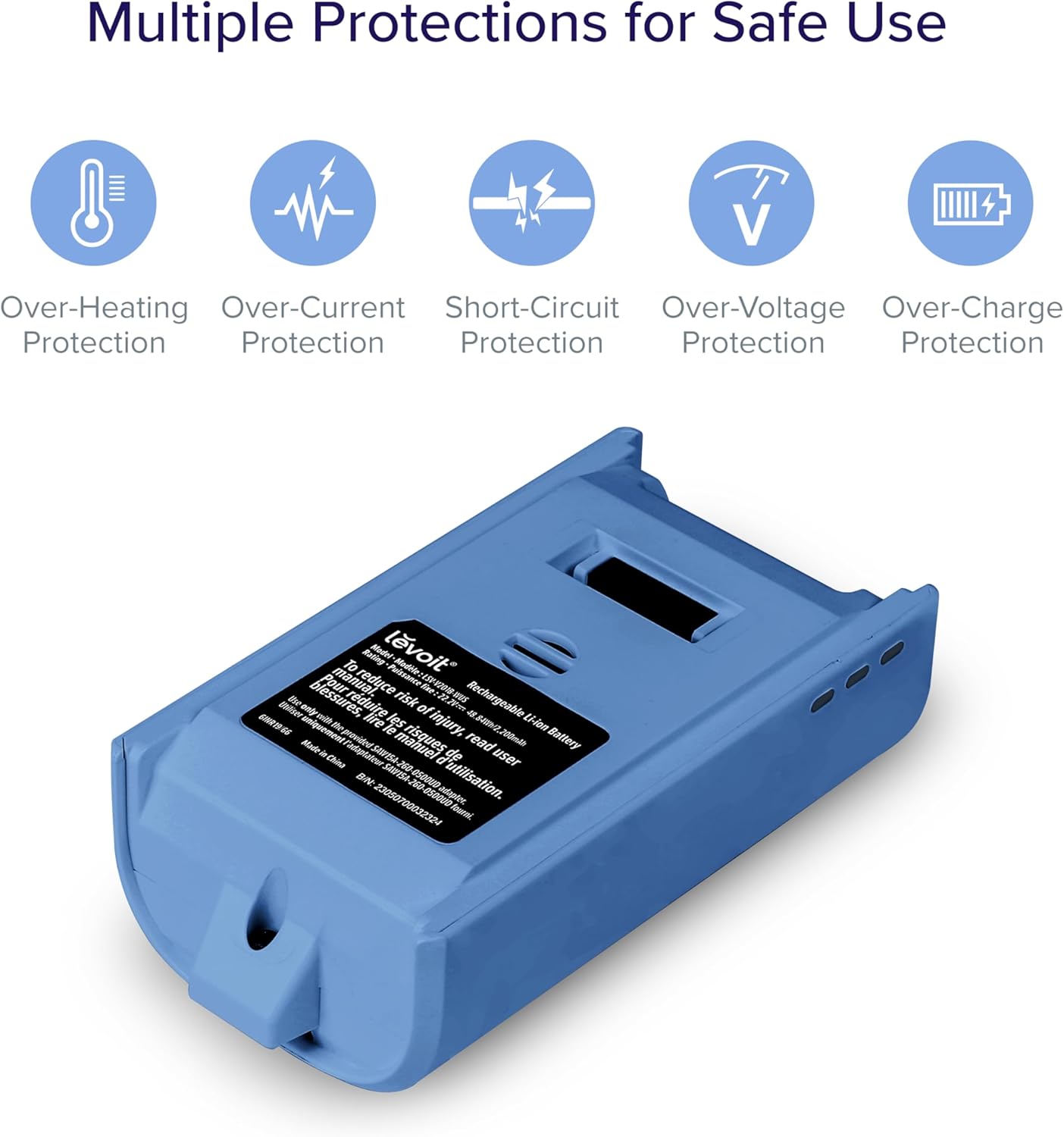 levoit-lvac-200-batterie-de-remplacement-officielle-bleue-pour-aspirateur-balai- image 5