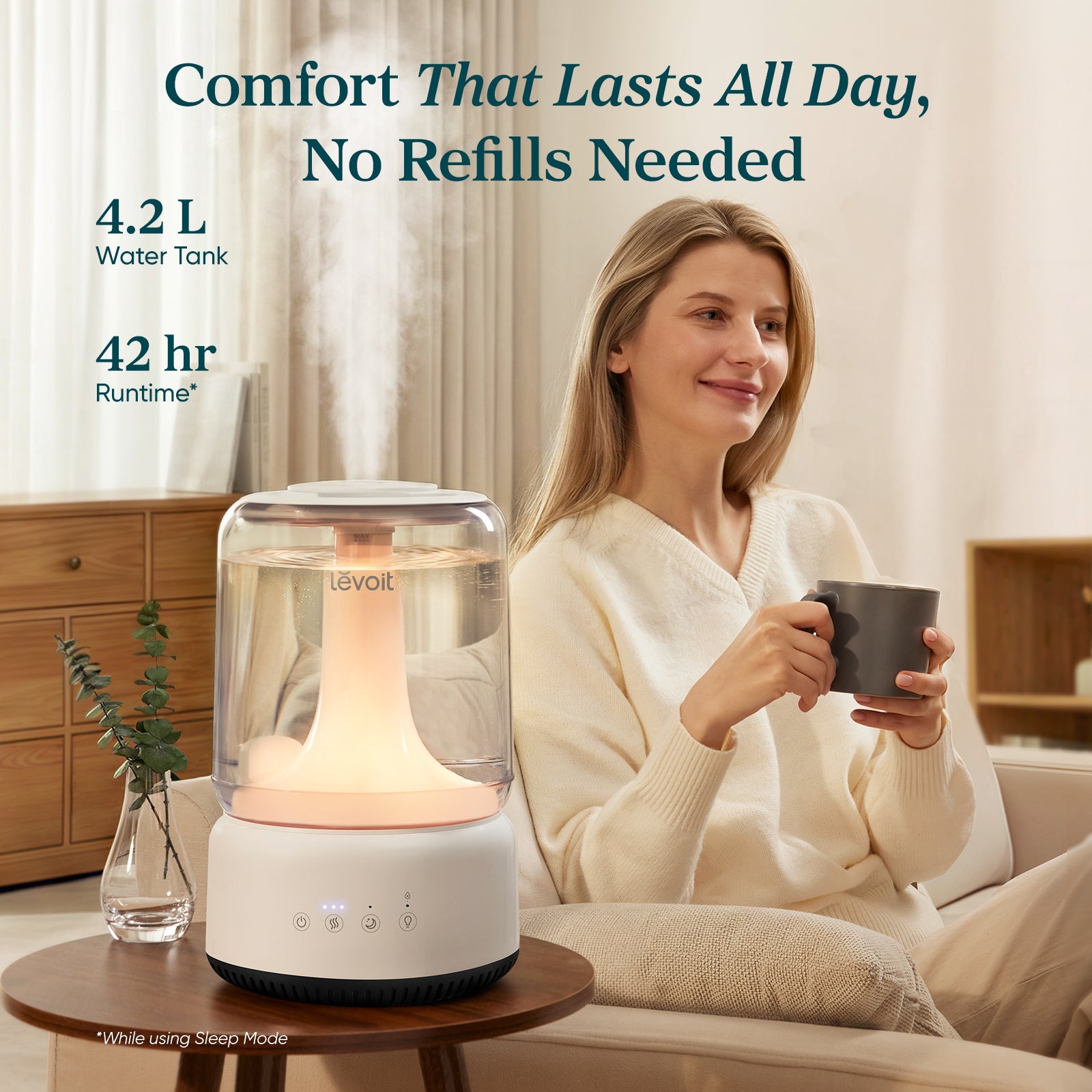 levoit-neoclassic-450-humidificateur-vaporisation-r-servoir-4-2-l-jusqu-42-h-21- image 5