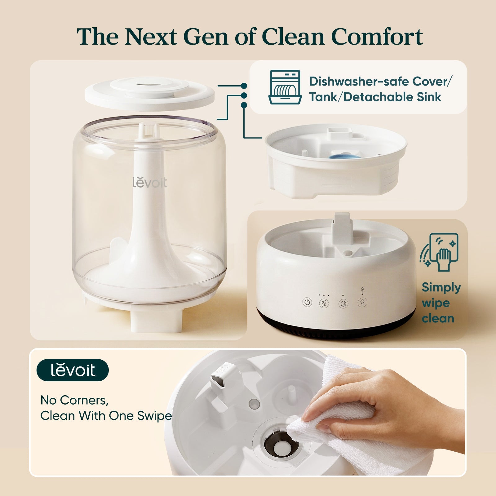 levoit-neoclassic-450-humidificateur-vaporisation-r-servoir-4-2-l-jusqu-42-h-21- image 3