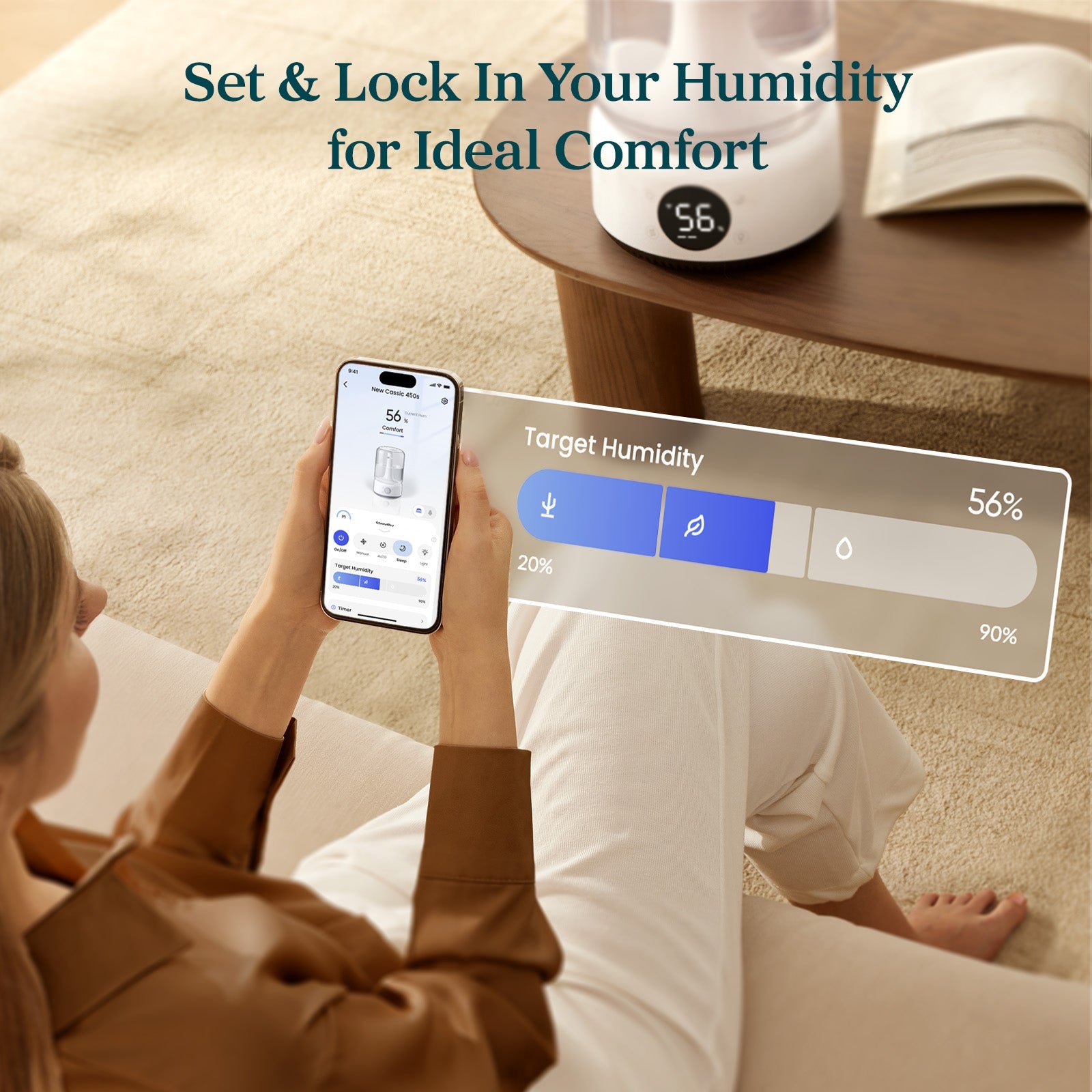 levoit-neoclassic-450s-humidificateur-d-air-intelligent-4-2-l-contr-le-app-voix- image 4