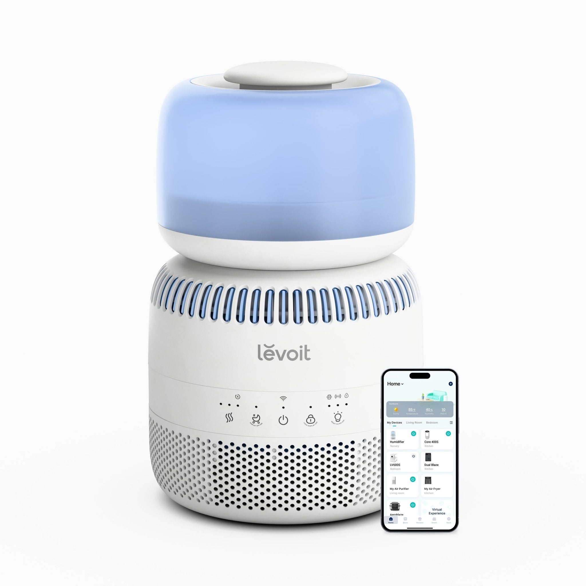 levoit-sprout-humidificateur-vaporatif-purification-d-humidification-veilleuse-p image 7