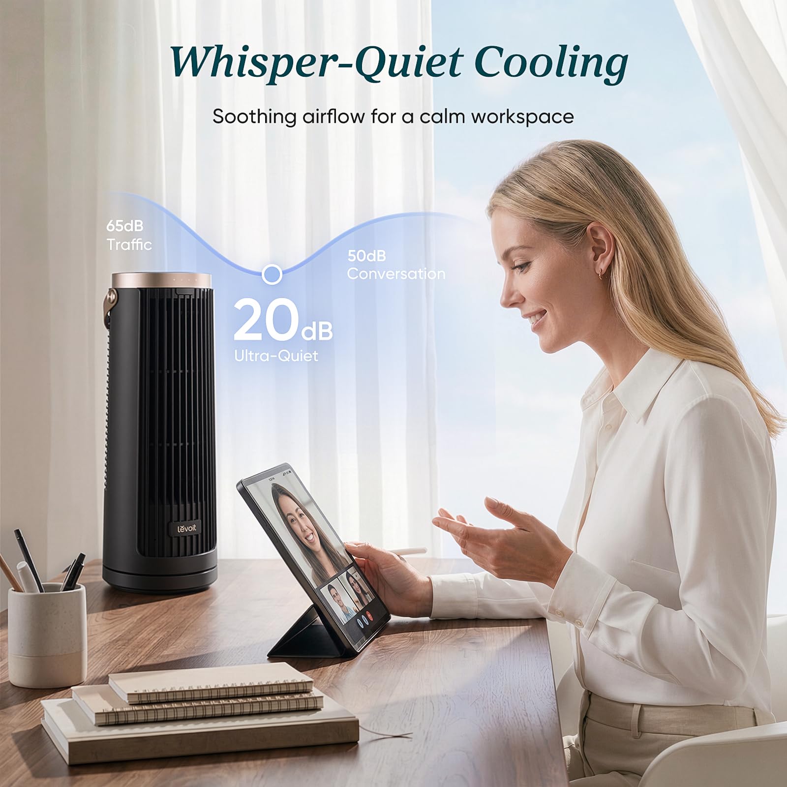 levoit-windi-mini-pro-ventilateur-de-table-portable-tour-compact-avec-poign-e-in image 5