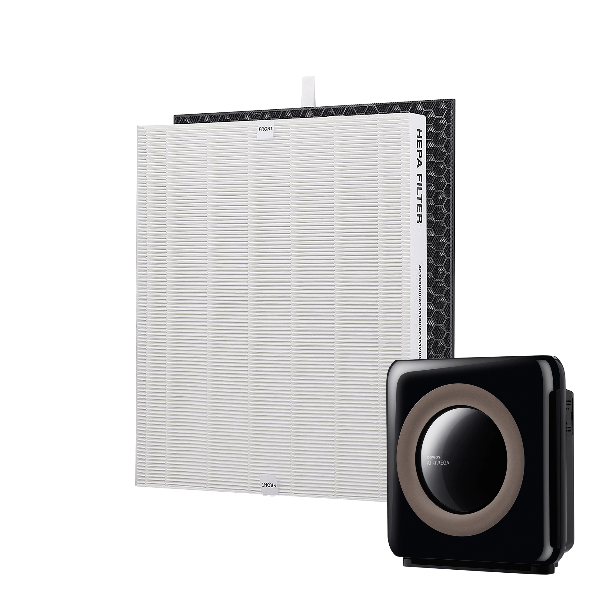 coway-airmega-mightys-ap-1512hhs-set-de-filtres-hepa-et-charbon-actif-nid-d-abei image 2