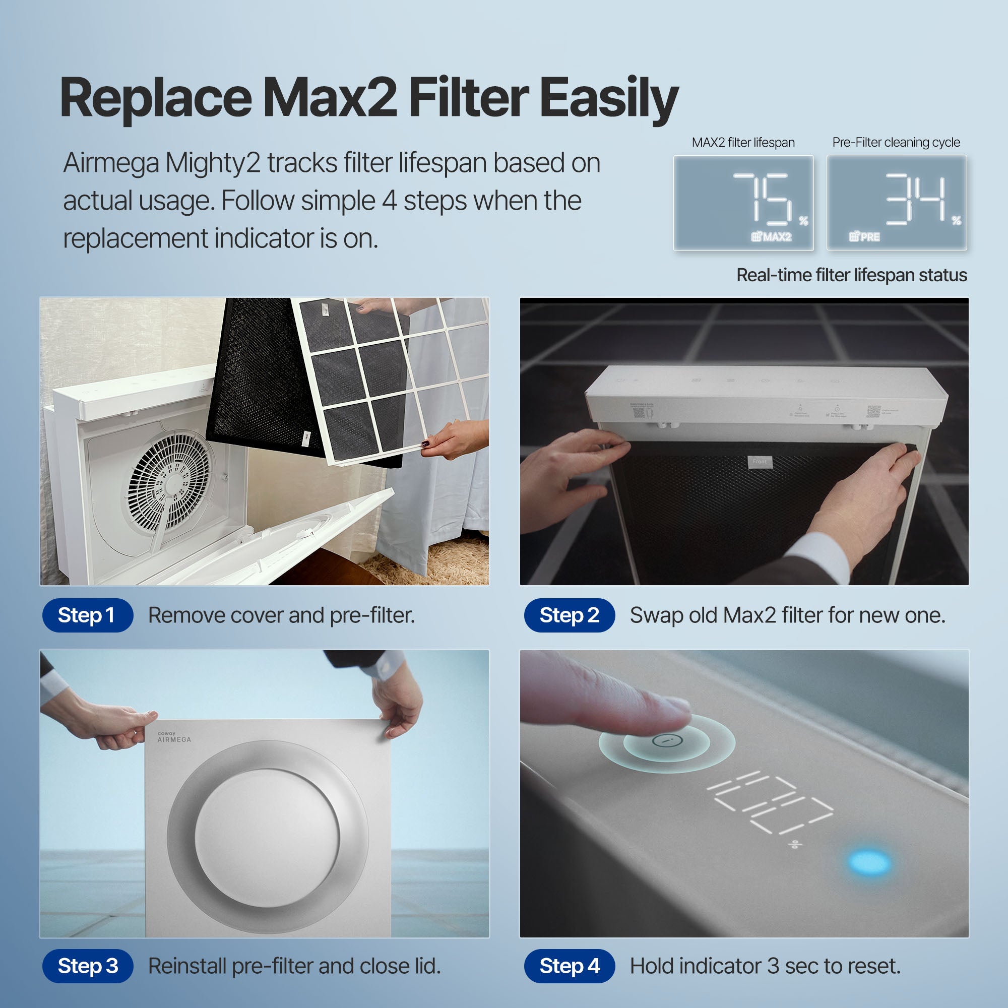 coway-airmega-mighty2-fresh-starter-filter-filtre-combin-hepa-charbon-actif-pour image 7