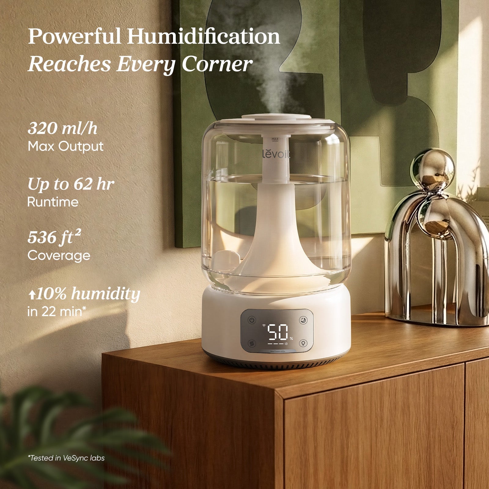 levoit-neoclassic-650s-humidificateur-intelligent-brume-froide-6-2-l-jusqu-536-f image 3