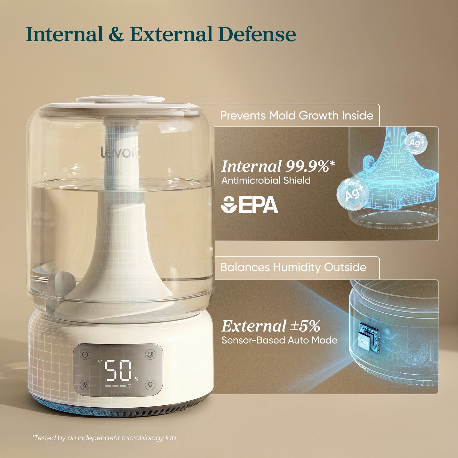 levoit-neoclassic-650s-humidificateur-intelligent-brume-froide-6-2-l-jusqu-536-f image 4