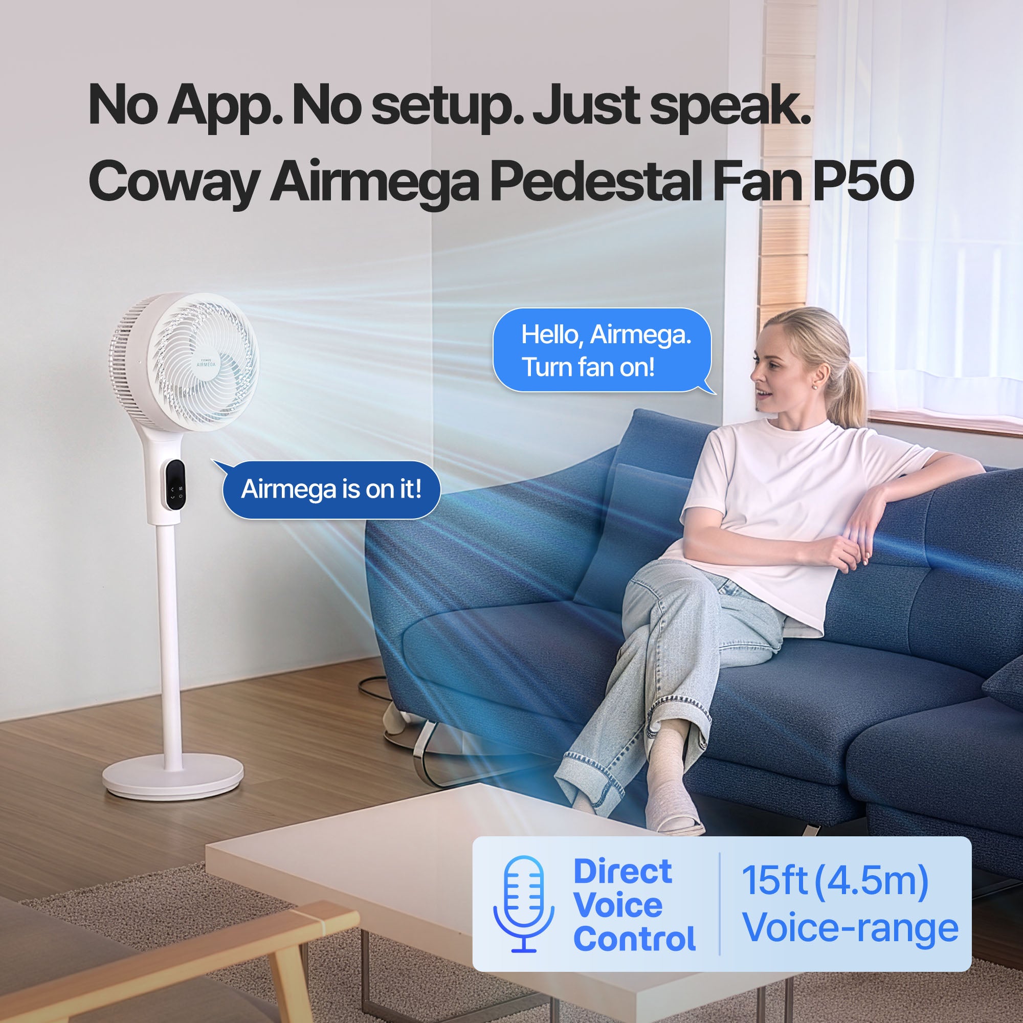 coway-airmega-p50-ventilateur-sur-pied-800-cfm-avec-oscillation-bi-axe-4-modes-e image 2