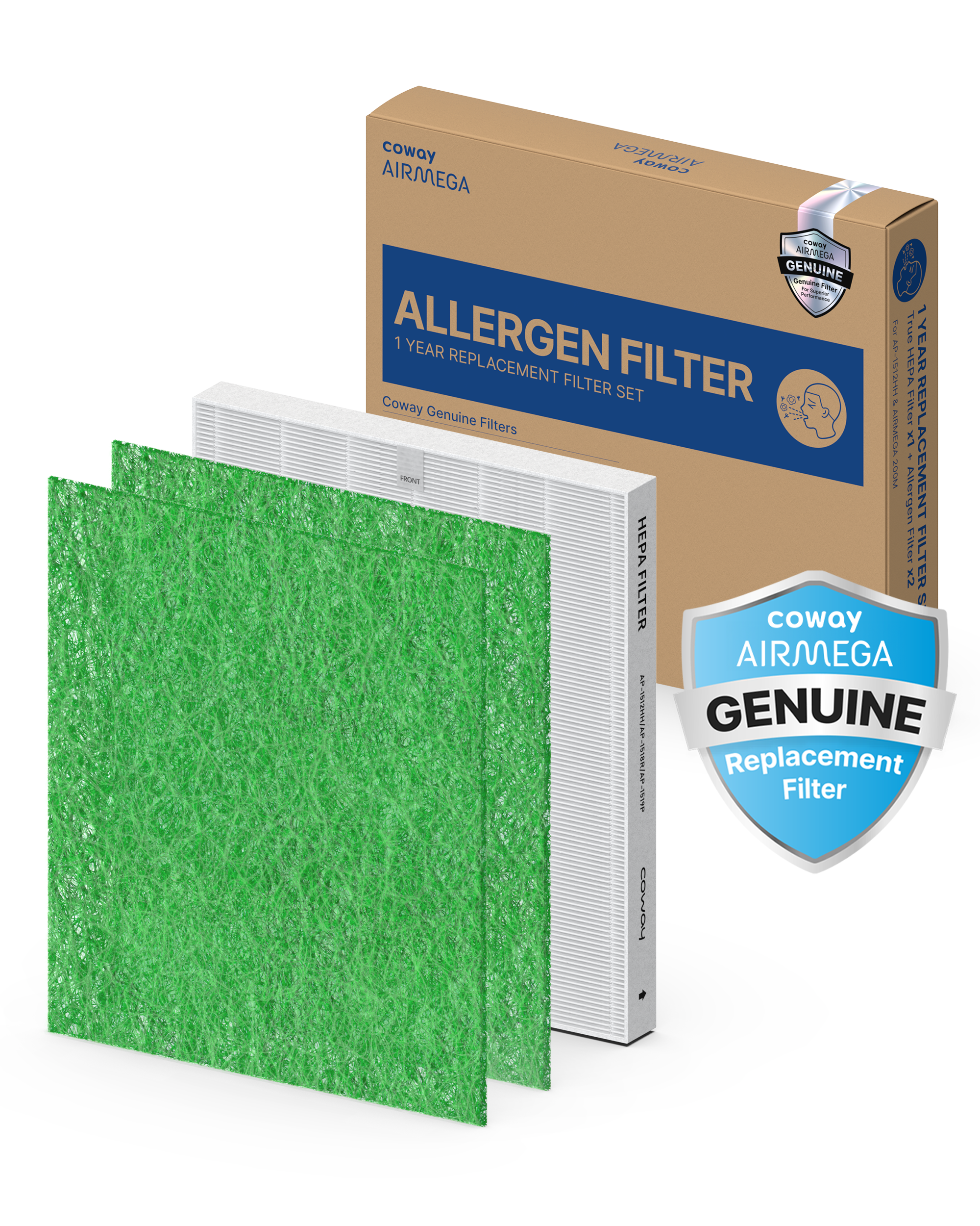 coway-airmega-mighty-ap-1512hh-200m-ap-1518r-jeu-de-filtres-1-filtre-hepa-2-filt image 6