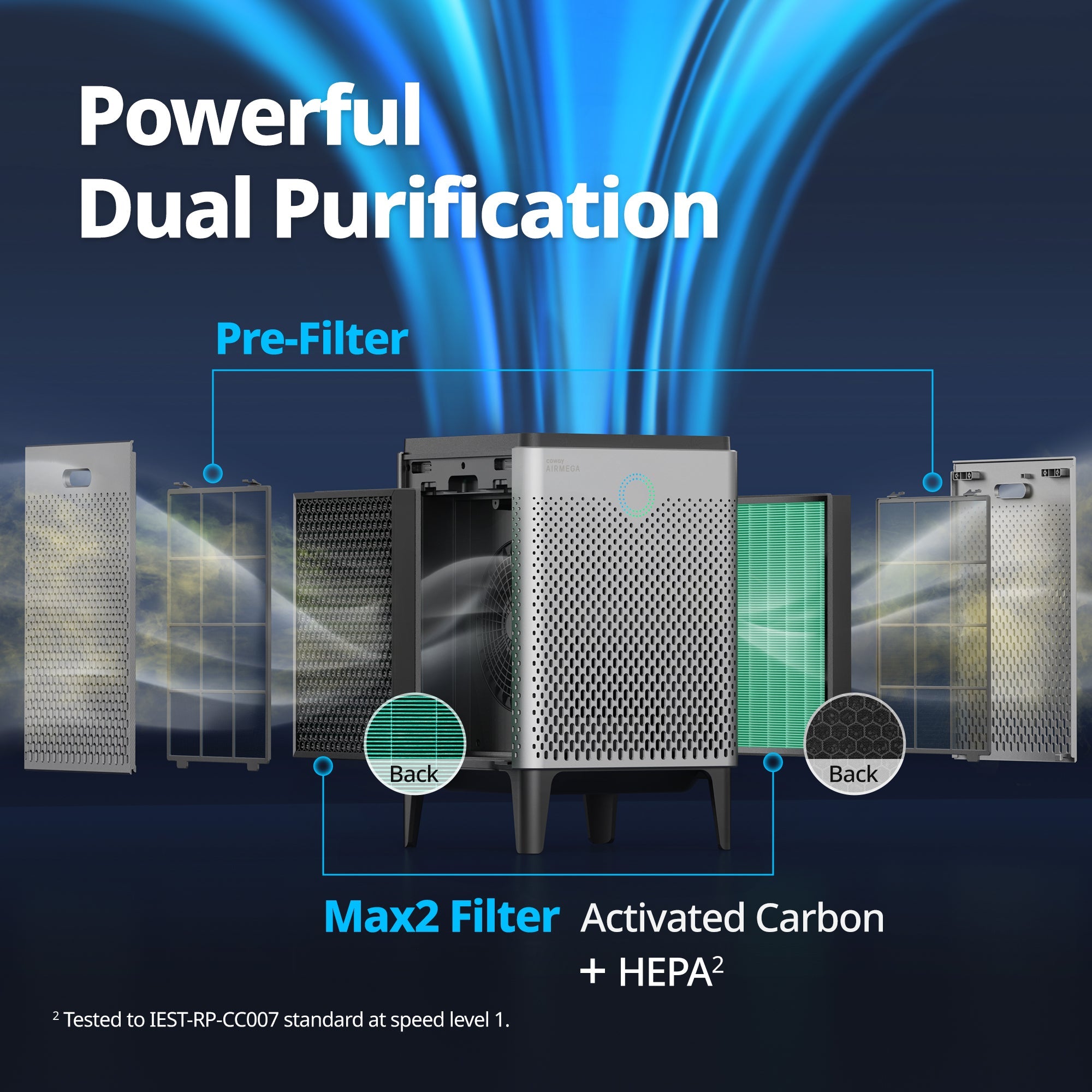 coway-airmega-400s-purificateur-d-air-intelligent-wi-fi-connect-pour-grands-espa image 6